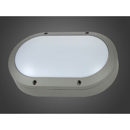 LED utomhusvägglampa BERAD LED/8W/230V IP54 grå