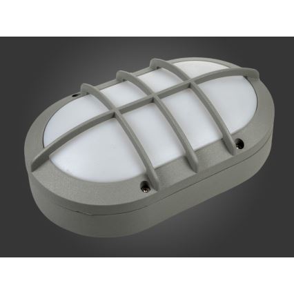 LED utomhusvägglampa FRAY LED/8W/230V IP54 grå