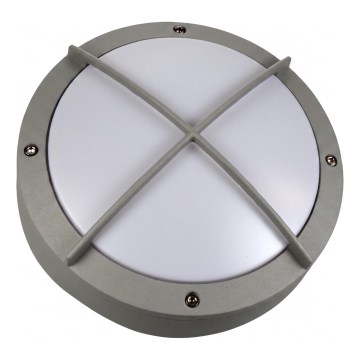 LED-utomhusvägglampa FRODA LED/12W/230V IP54 grå