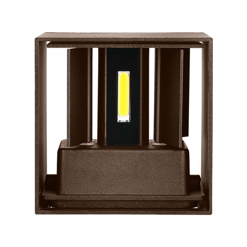 LED Utomhus Vägglampa LED/11W/230V 3000K IP65 brun
