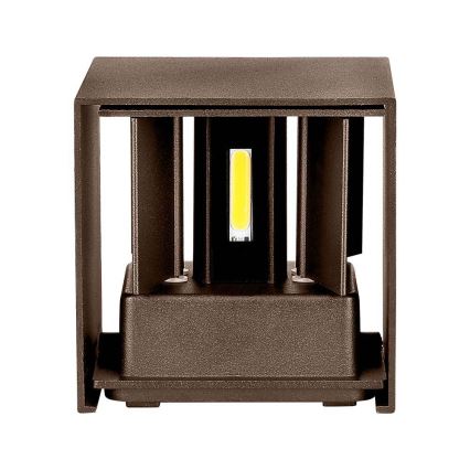 LED Utomhus Vägglampa LED/11W/230V 3000K IP65 brun