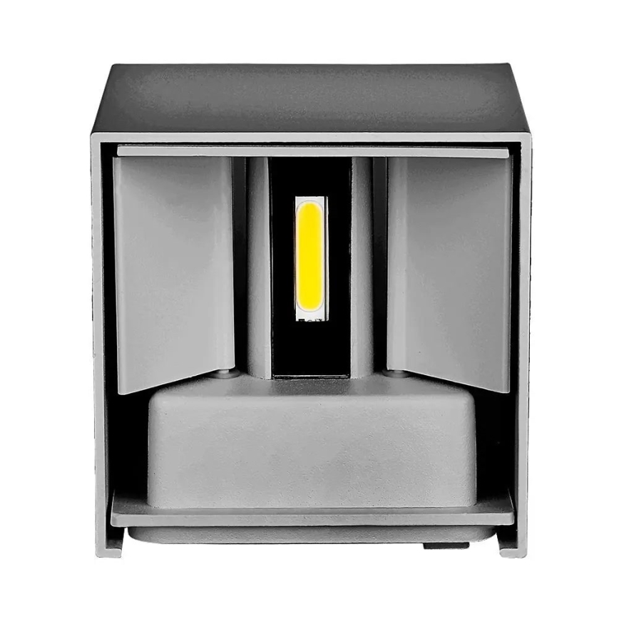 LED Utomhus Vägglampa LED/11W/230V 4000K IP65 grå