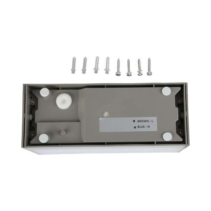 LED Utomhus Vägglampa LED/12W/230V 4000K IP65