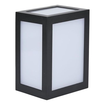 LED utomhusvägglampa LED/12W/230V 4000K IP65 svart