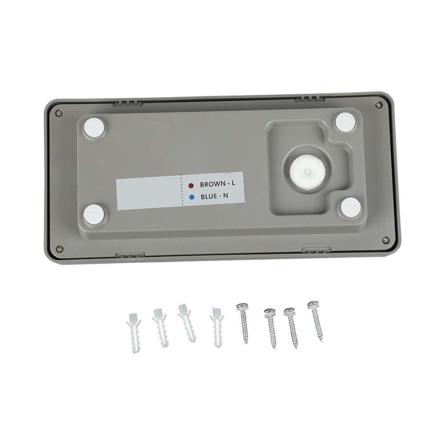 LED Utomhus Vägglampa LED/12W/230V 6400K IP65