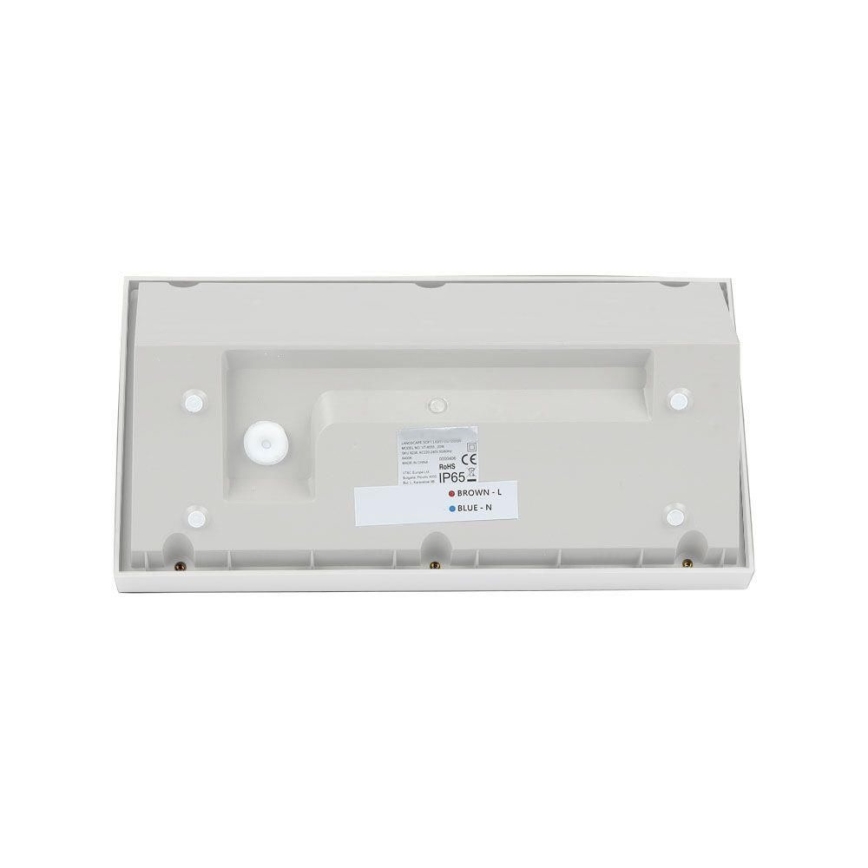LED Utomhus Vägglampa LED/12W/230V 6400K IP65 vit