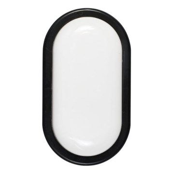 LED utomhusvägglampa LED/12W/230V IP54 svart