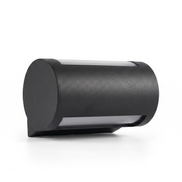 LED utomhusvägglampa LED/13W/230V IP65 svart