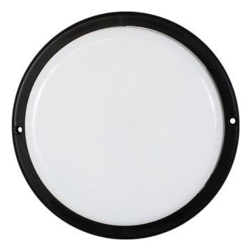 LED utomhusvägglampa LED/18W/230V IP54 svart