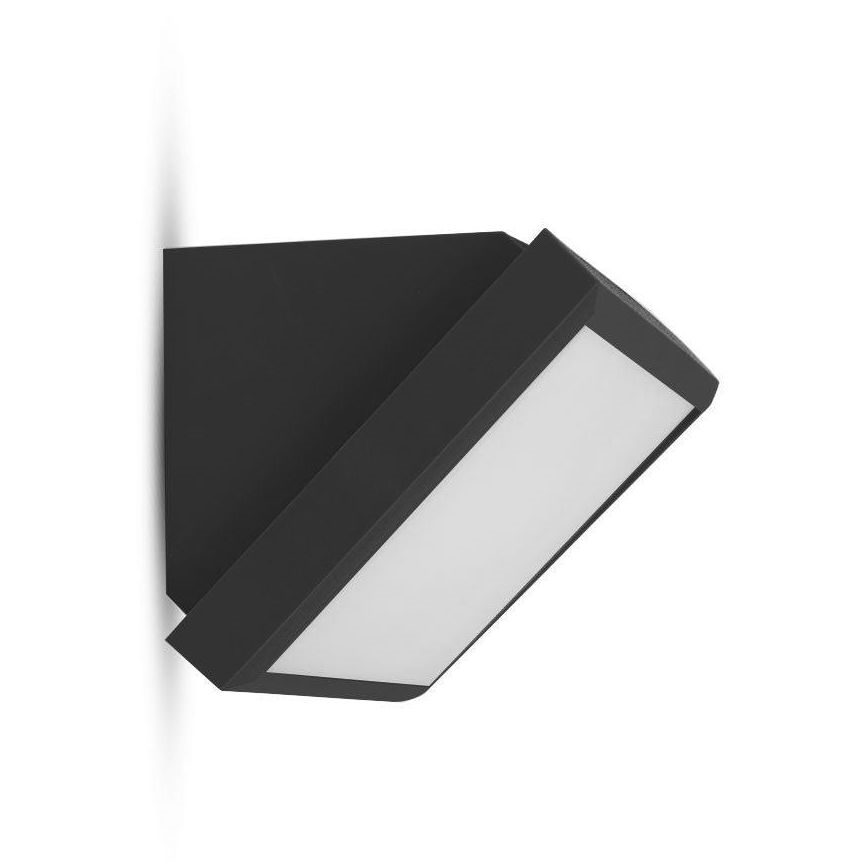 LED Utomhus Vägglampa LED/20W/230V 4000K IP65 svart