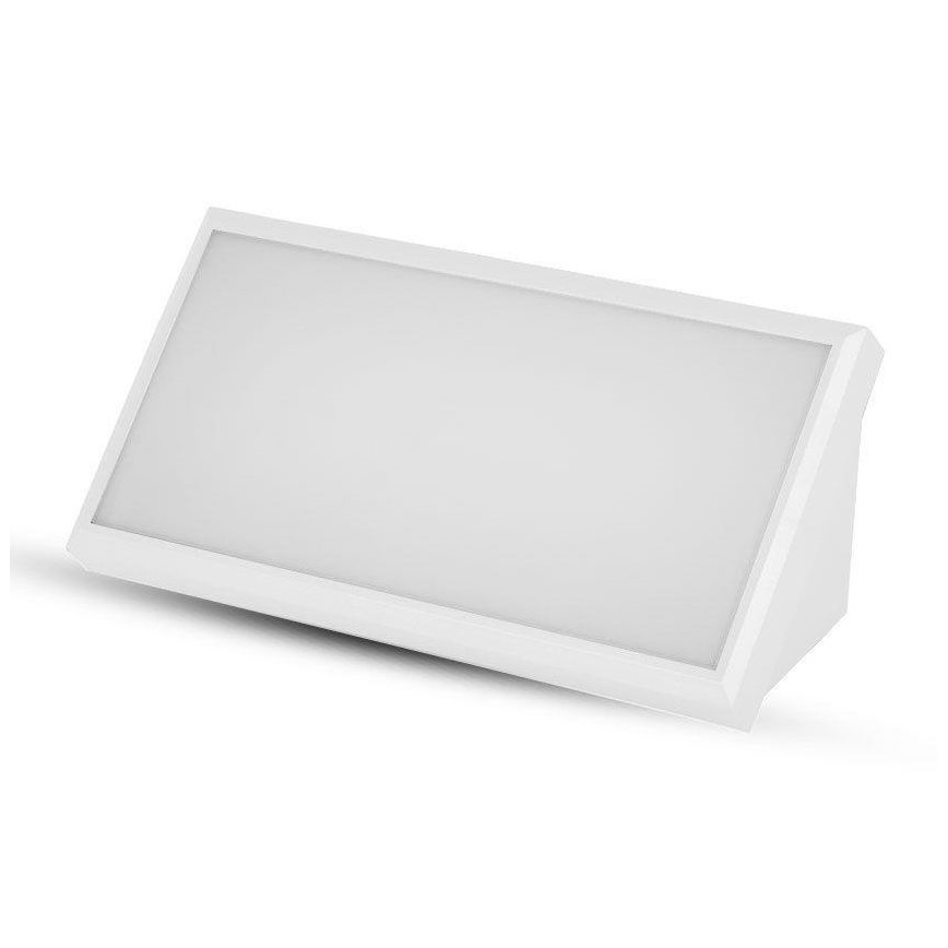 LED Utomhus Vägglampa LED/20W/230V 4000K IP65 vit