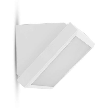 LED Utomhus Vägglampa LED/20W/230V 4000K IP65 vit