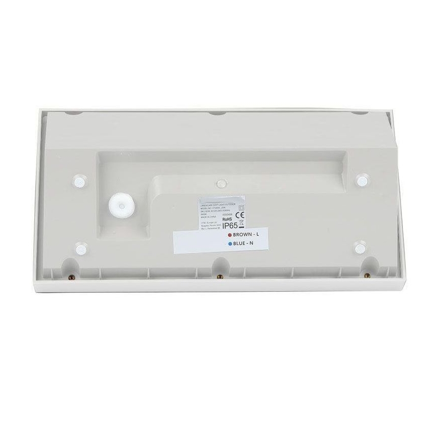 LED Utomhus Vägglampa LED/20W/230V 4000K IP65 vit