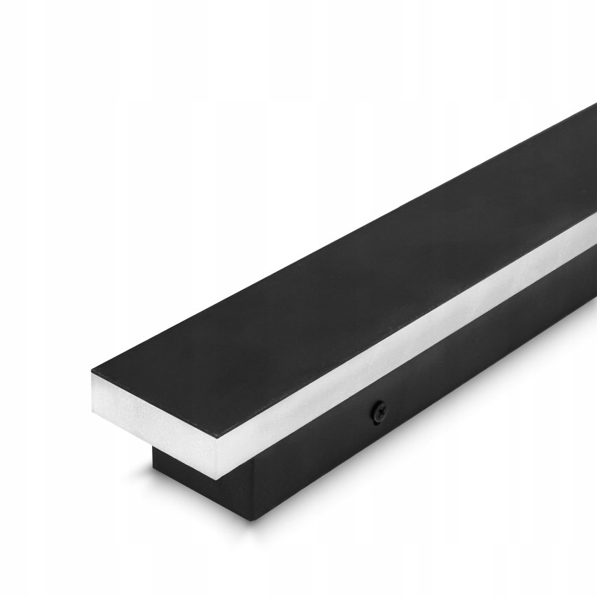 LED utomhusvägglampa LED/30W/230V 100 cm IP65 svart