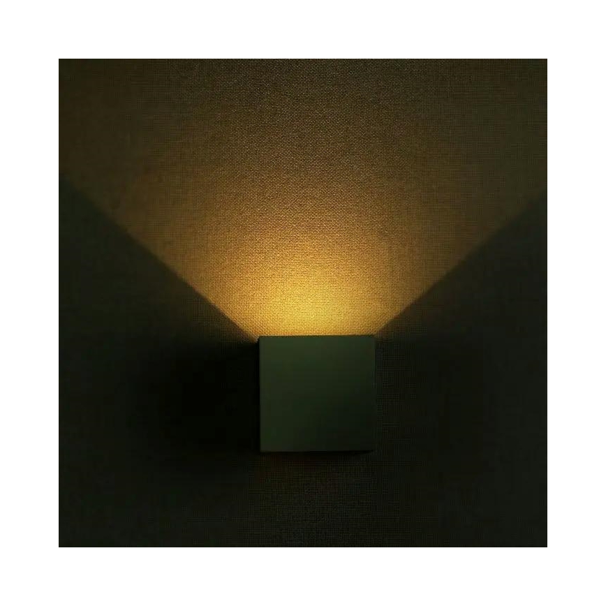 LED Utomhusvägglampa LED/5W/230V 3000K IP65 grå