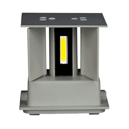 LED Utomhusvägglampa LED/5W/230V 3000K IP65 grå