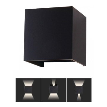 LED Utomhusvägglampa LED/5W/230V 3000K IP65 svart