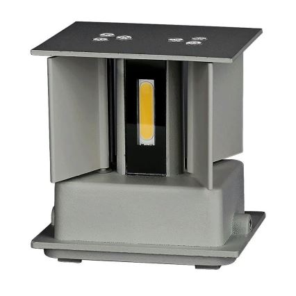 LED Utomhusvägglampa LED/5W/230V 4000K IP65 grå