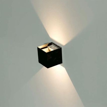 LED Utomhusvägglampa LED/5W/230V 4000K IP65 svart