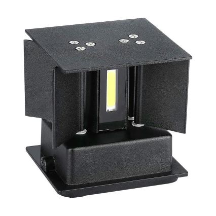 LED Utomhusvägglampa LED/5W/230V 4000K IP65 svart