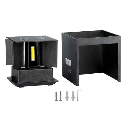 LED Utomhusvägglampa LED/5W/230V 4000K IP65 svart