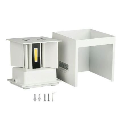 LED Utomhusvägglampa LED/5W/230V 4000K IP65 vit