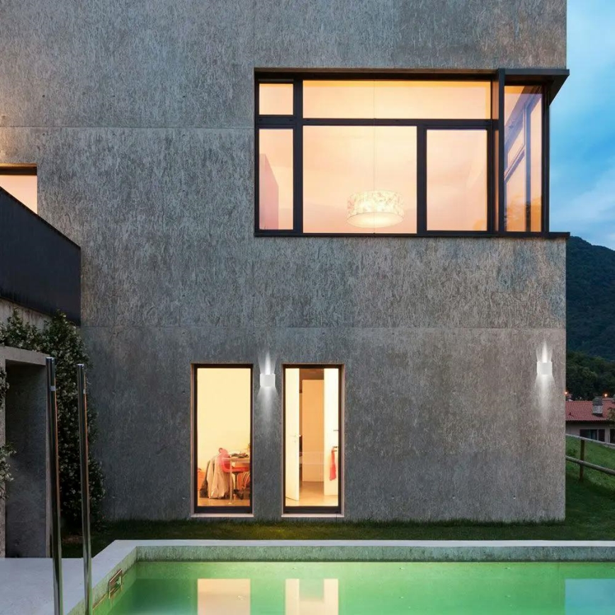 LED Utomhusvägglampa LED/6W/230V 3000K IP65 vit