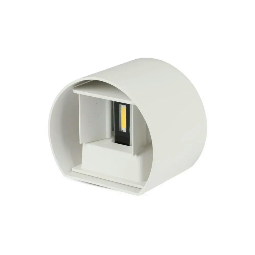 LED Utomhusvägglampa LED/6W/230V 3000K IP65 vit