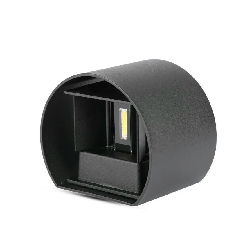 LED Utomhusvägglampa LED/6W/230V 4000K IP65 svart
