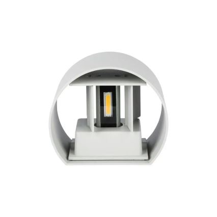 LED Utomhusvägglampa LED/6W/230V 4000K IP65 vit