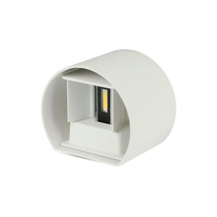 LED Utomhusvägglampa LED/6W/230V 4000K IP65 vit