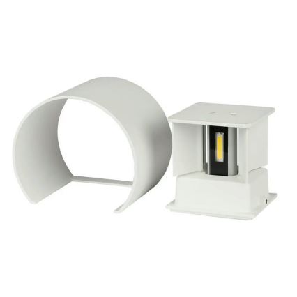 LED Utomhusvägglampa LED/6W/230V 4000K IP65 vit