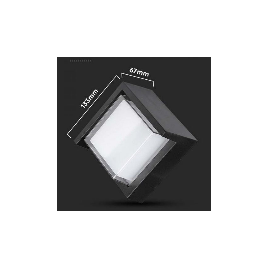 LED Utomhus Vägglampa LED/7W/230V 3000K IP65