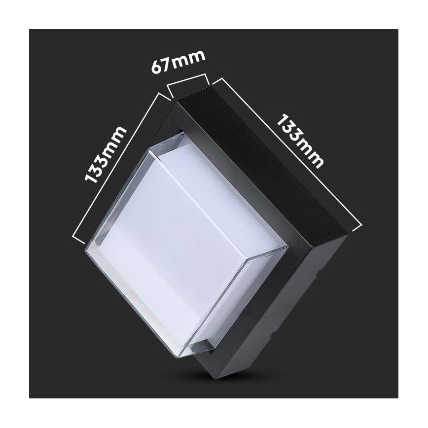 LED Utomhus Vägglampa LED/7W/230V 3000K IP65