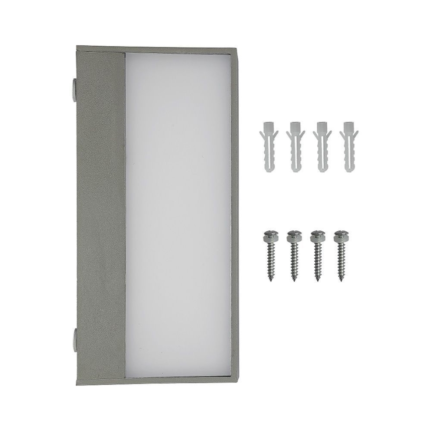 LED Utomhus Vägglampa LED/9W/230V 3000K IP65