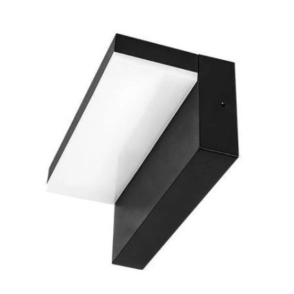 LED utomhusvägglampa LED/9W/230V 4000K IP44 svart