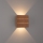 LED utomhusvägglampa LUXLINE 6W/230V 3000K IP54 valnöt