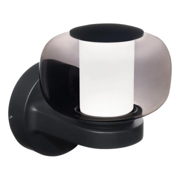 LED utomhusvägglampa MALAGA LED/12W/230V IP44 svart