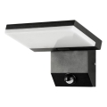 LED utomhusvägglampa med inbyggd rörelsesensor MODERN LED/18W/230V IP65