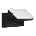 LED utomhusvägglampa med rörelse- och skymningssensor XERTO LED/20W/230V 3000/4000/6500K IP44 svart