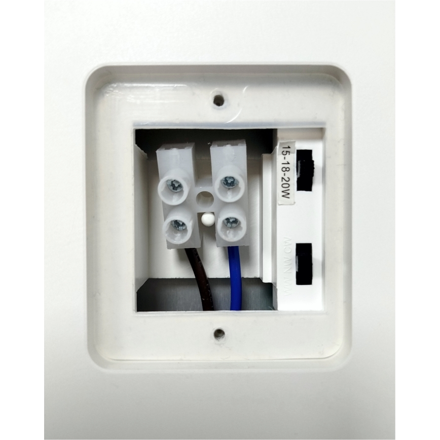 Dimbart utomhusväggarmatur med rörelsesensor LED/15/18/20W/230V 3000K/4000K/6500K IP65 svart/vit