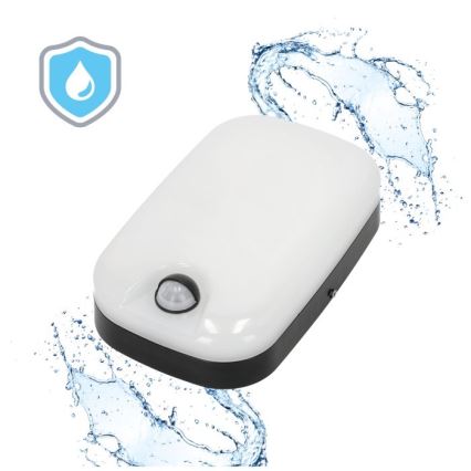 LED Utomhus vägglampa med rörelse- och skymningssensor BAVANO LED/15W/230V 3000/4000/5700K IP54