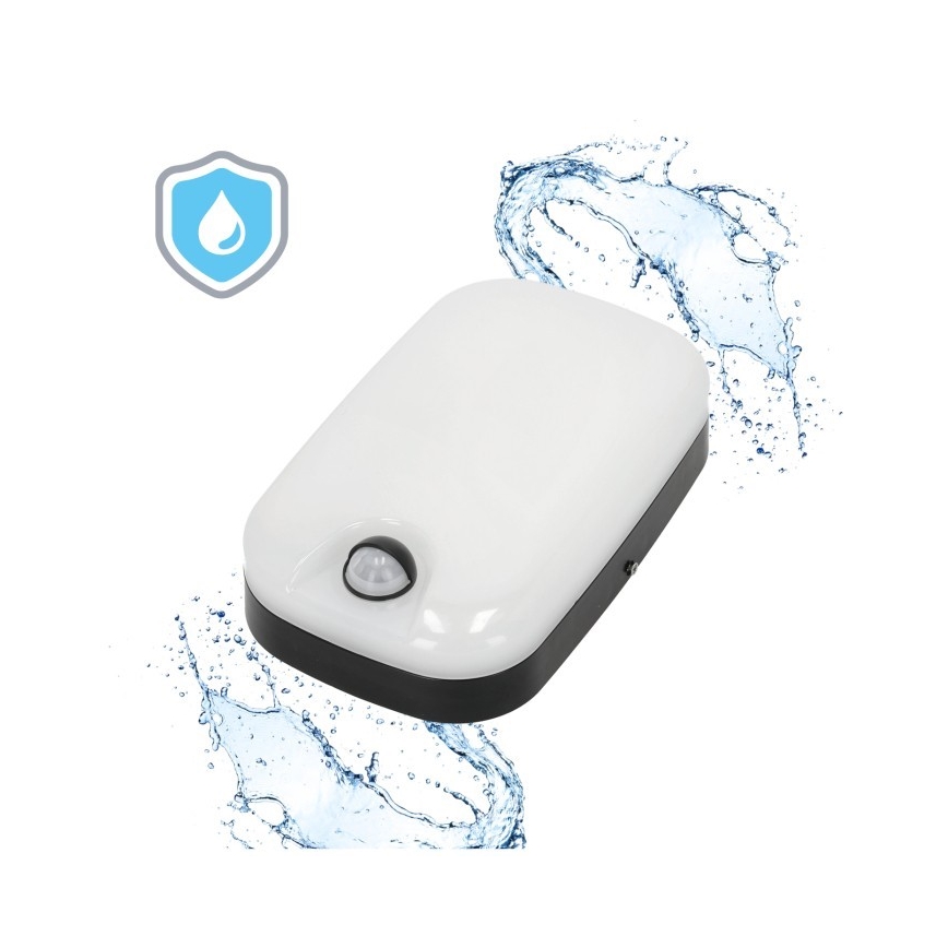 LED Utomhus vägglampa med rörelse- och skymningssensor BAVANO LED/15W/230V 3000/4000/5700K IP54