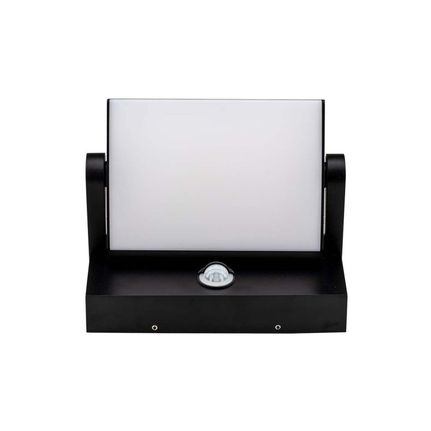 LED Utomhus vägglampa med sensor LED/17W/230V 4000K IP65 svart