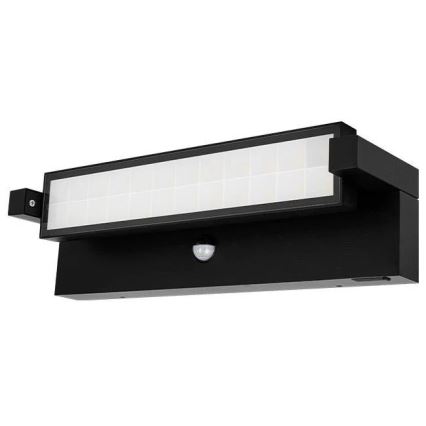 LED väggarmatur för utomhusbruk med rörelse- och skymningssensor LED/36W/230V 3000/4000/6500K IP54 svart