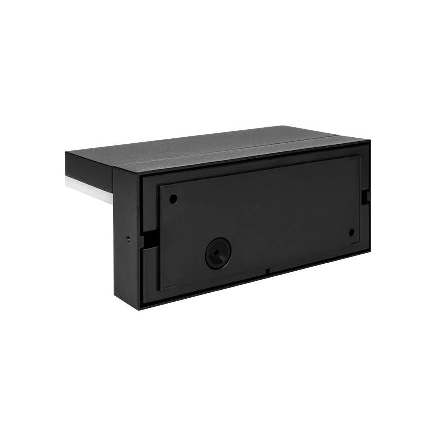 LED-utomhusvägglampa med sensor LED/9W/230V 4000K IP44 svart