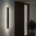 LED utomhusvägglampa MIRANA LED/12W/230V 4000K IP44 60 cm svart