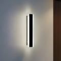 LED utomhusvägglampa MIRANA S LED/8W/230V 4000K IP44 30 cm svart