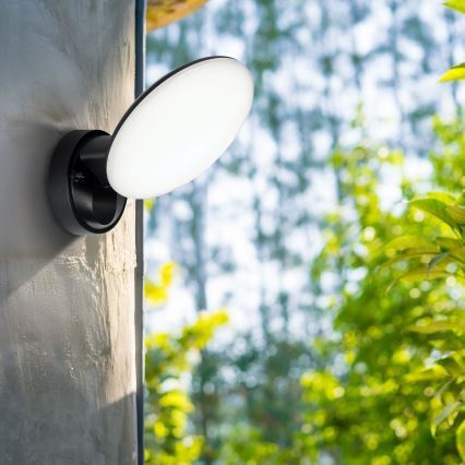 LED-utomhusvägglampa OLAF LED/10W/230V IP44 svart