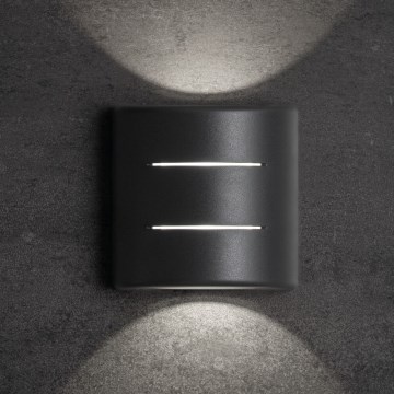 LED utomhusvägglampa REFAZI LED/6W/230V IP54 antracit